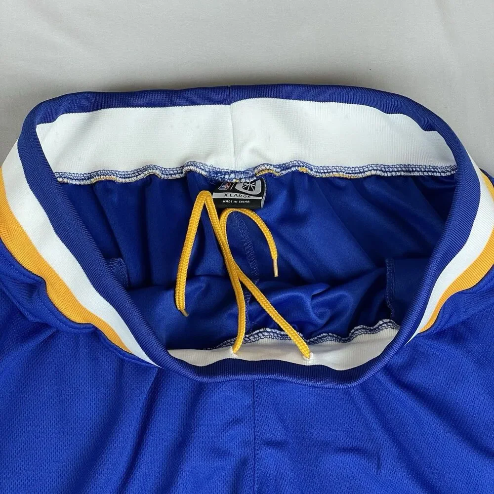 NBA Steph Curry Golden State Warriors Basketball Shorts Men's XL Blue Sportwear - Picture 15 of 15